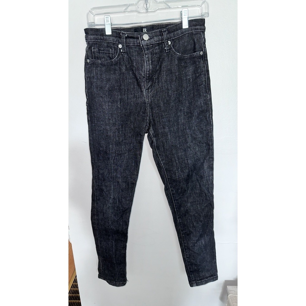 Banana Republic Pants‎ Womens Size 27 (Act 28x26) Black Skinny Jeans Denim